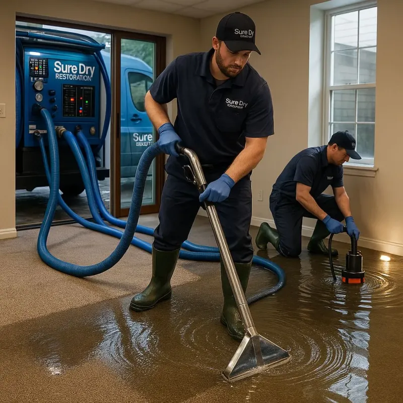 Water Extraction and Removal process in West Warrenton, GA